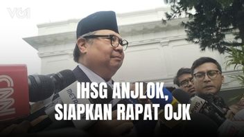 アルランガ・ハルタルト、急激な下落するJCIを監視し、OJK会議を準備