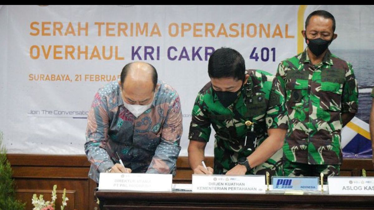 PAL تسليم رسمي للغواصة KRI كاكرا-401 إلى وزارة الدفاع