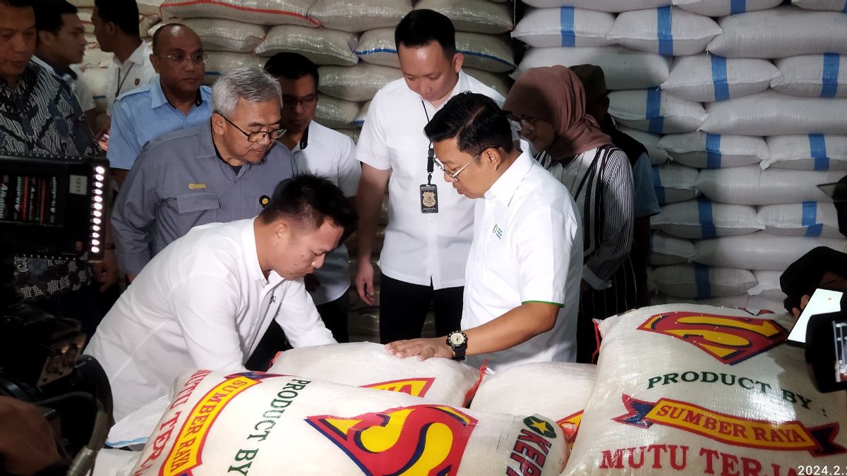 Cipinang Jaktim Main Market的Sidak,警方尚未发现大米囤积物