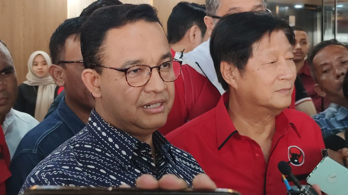 Anies Baswedan sur la rencontre avec Megawati: Se détendant, se détendent