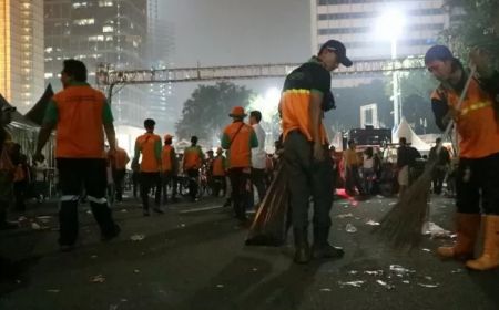 DKI Siagakan 2.100 Pasukan Kebersihan saat Perayaan Natal