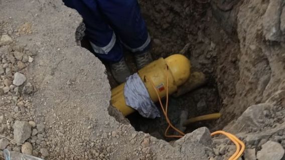 انفجار مياه رائحة الغاز في سورابايا ، أرسلت PGN فريق الاستجابة للطوارئ