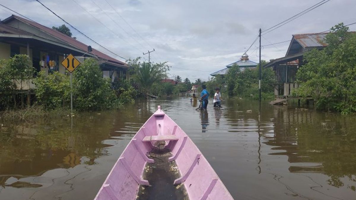 Les Inondations à Kapuas Hulu S’étendent à 4 Districts