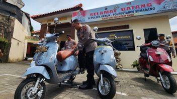 Polsek Genuk Semarang Dapat Bantuan Motor Listrik untuk Patroli Permukiman