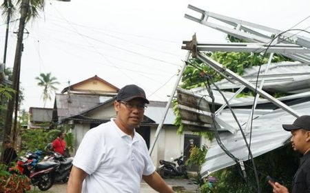 24 Rumah Terdampak Puting Beliung di Kota Pangkalpinang