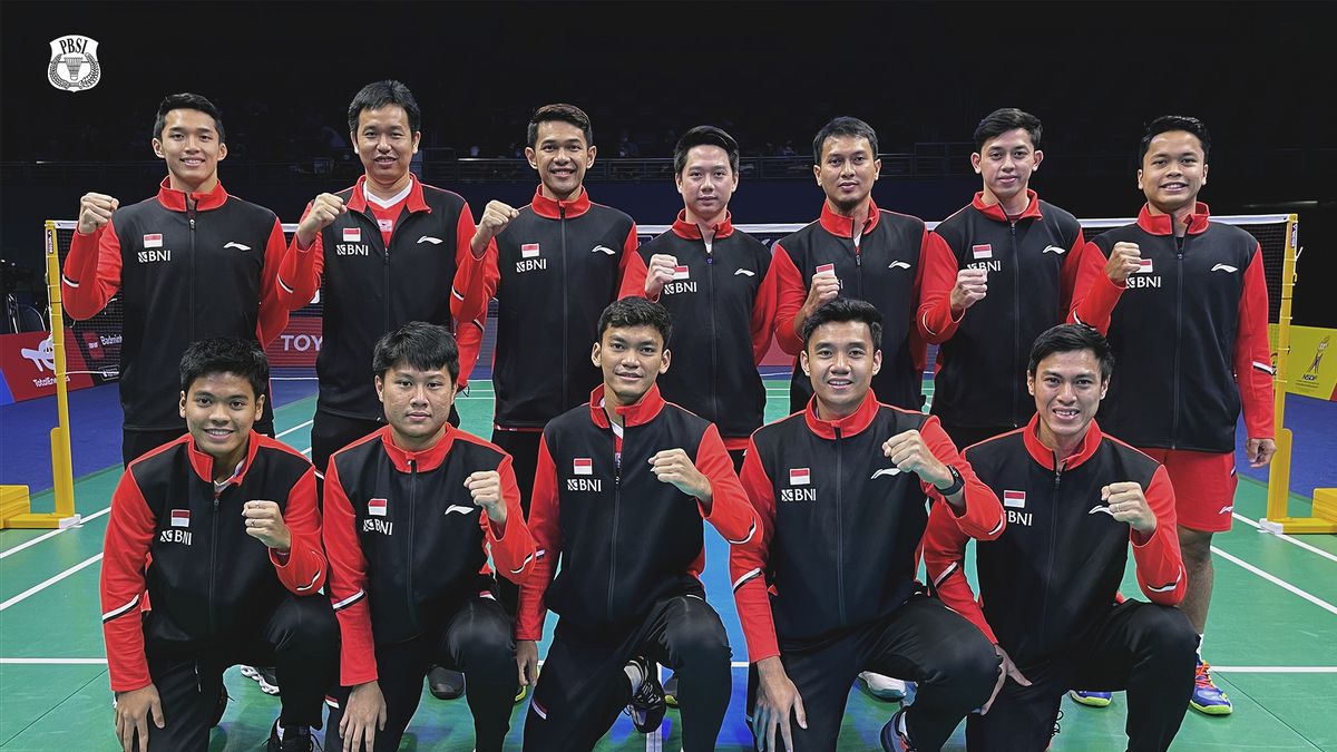 Ahead Of The 2022 Thomas Cup Final Against India, The New Indonesian Team Squad Will Be