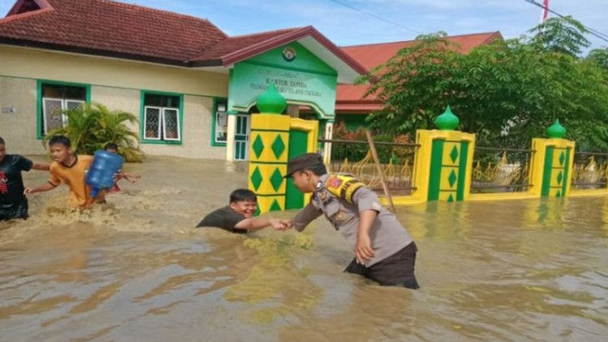 コラカの2つの村が大雨による洪水に見舞われました