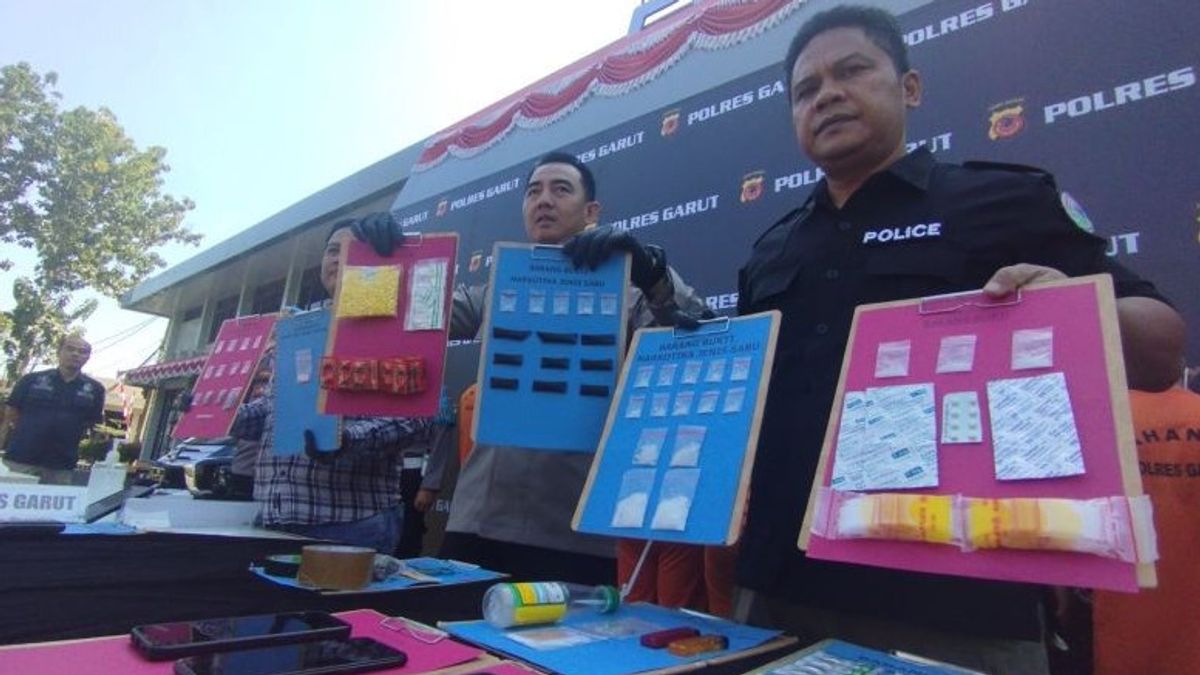 Garut Police Reveals Drug Cases In Online Selling Mode