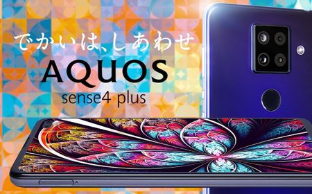 Bisa Gaming dan Tahan Air, Sharp Aquos Sense4 Plus Dibanderol Rp4 jutaan