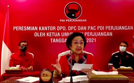 Resmikan 25 Kantor Baru PDIP, Megawati: Tak Perlu Besar yang Penting Niat