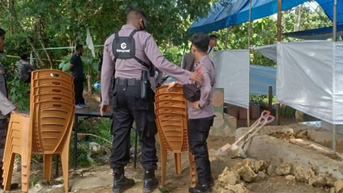 Amankan Autopsi Jenazah Amis, Polres Muna Terjunkan 48 Personel