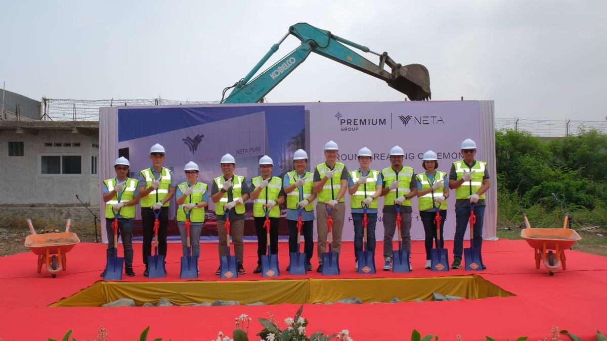 NETA Strengthens Purna Selling Network With Neta Puri Groundbreaking In West Jakarta