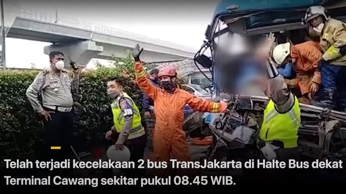 VIDEO: Cause Of TransJakarta Accident Suspected Brake Problem