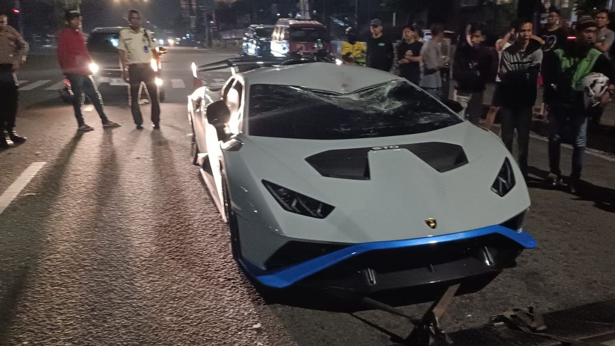 Kronologi Lamborghini Huracan Tabrak Pemulung Sampai Tewas di Penjaringan Jakut