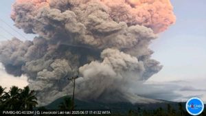 BNPB证实,Laki-laki Lewotobi山爆炸喷发没有人员伤亡