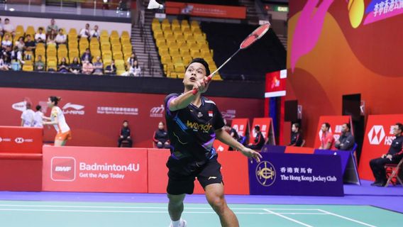 Hong Kong Open 2024: Hot Late, Anthony Ginting Doesn't Move In Front Of Axelsen