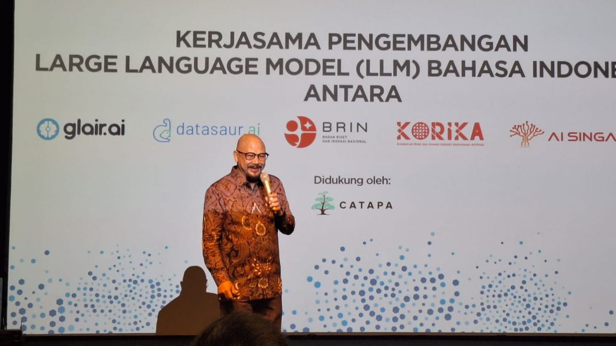 BRIN、KORIKA、GDP Venture、AIシンガポールのインドネシア語LLMは、地域言語に発展することが期待されています