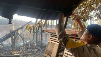  1 منزل ركائز في Bone Sulsel Ludes محترق ، تقدر الخسارة ب 100 مليون روبية