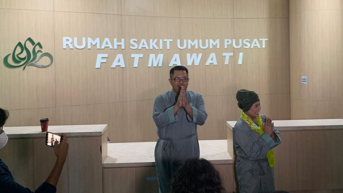 Selesai Jalani Tes Kesehatan di RS Fatmawati, Luluk-Lukmanul Bakal Daftar ke KPU Jatim Besok