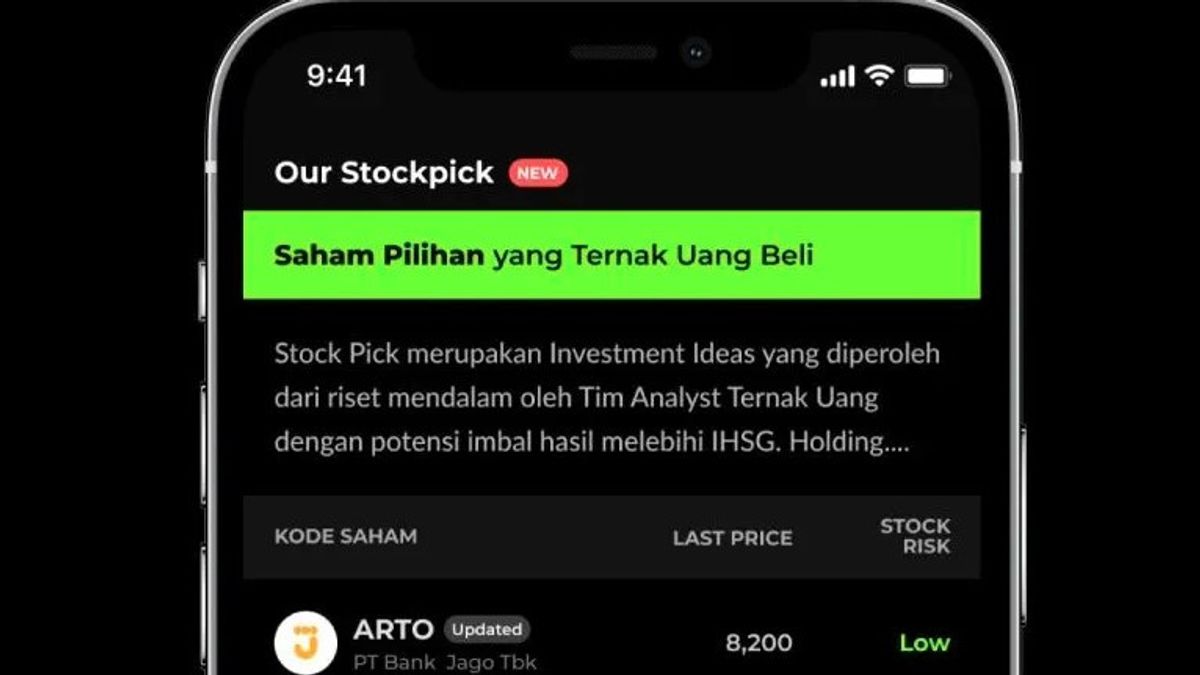 Ternak Uang Merilis Fitur "Stockpick" Untuk Permudah Investasi Saham