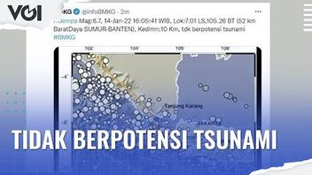 VIDÉO: Jakarta Secouée Par Le Tremblement De Terre, BMKG: Banten Bien Pas De Tsunami Potentiel