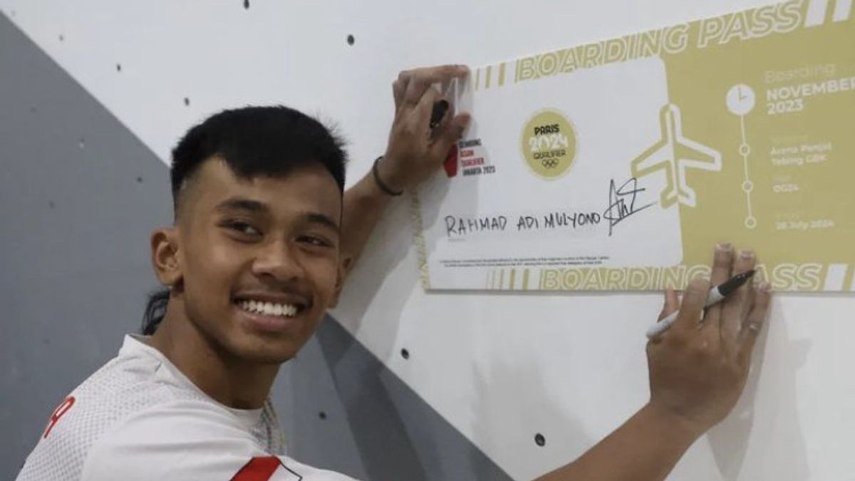 Rahmad Adi Mulyono Juara Nomor Speed Panjat Tebing, Tambah Wakil