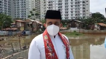 カワン地区のアパート開発業者は、貯水池の創設が住宅洪水の住民を作るので、Jaktim市長の怒りを引き起こします