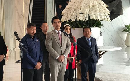 Kenakan Jas Temui Surya Paloh di NasDem Tower, Ini yang Dibahas Kaesang