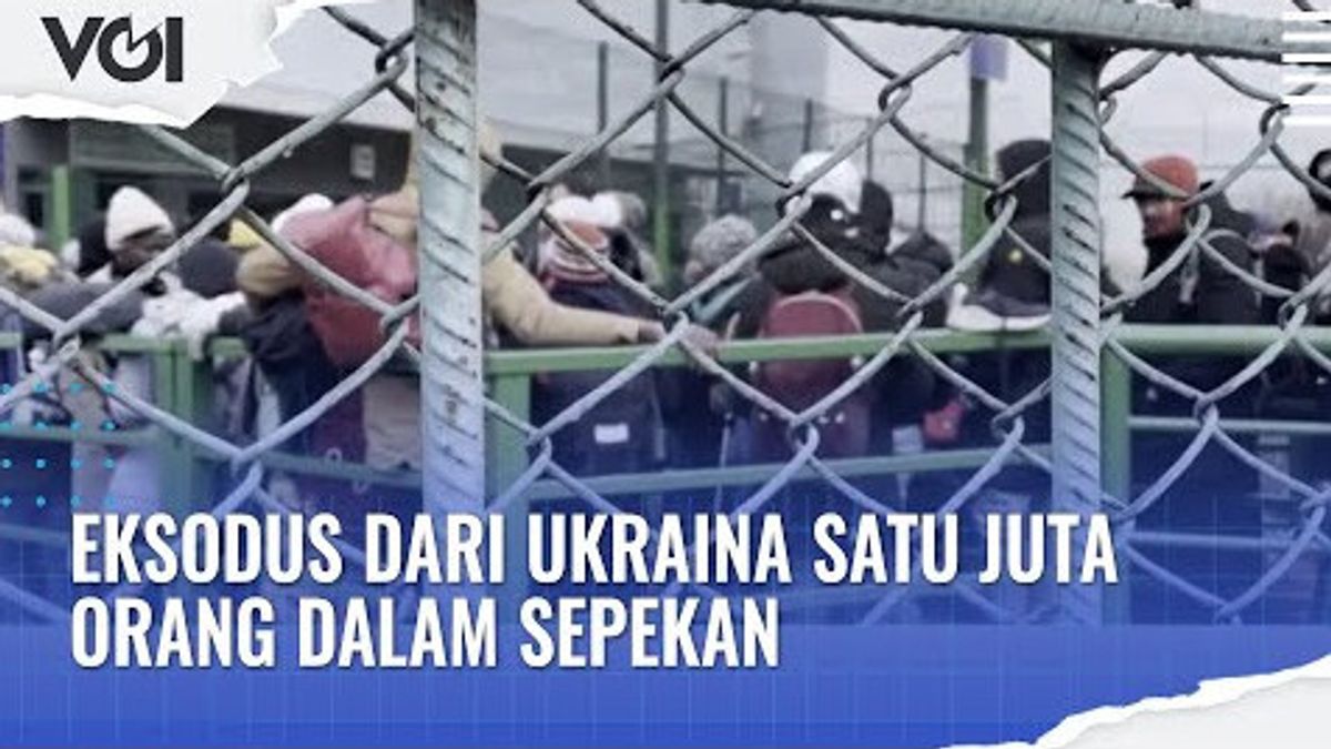 视频：逃离乌克兰 每周一百万人