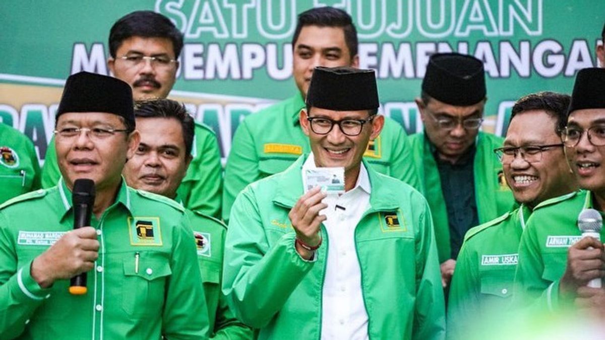 Asked About Opportunities To Become Ganjar's Vice Presidential Candidate, Sandiaga Claims To Be Optimistic But Realistic