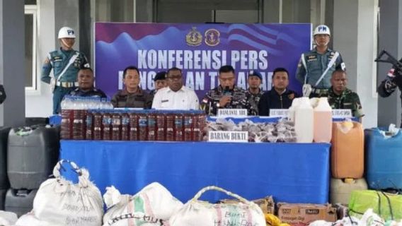 1 Ton Of Liquor Smuggling In The Aru Islands Was Thwarted