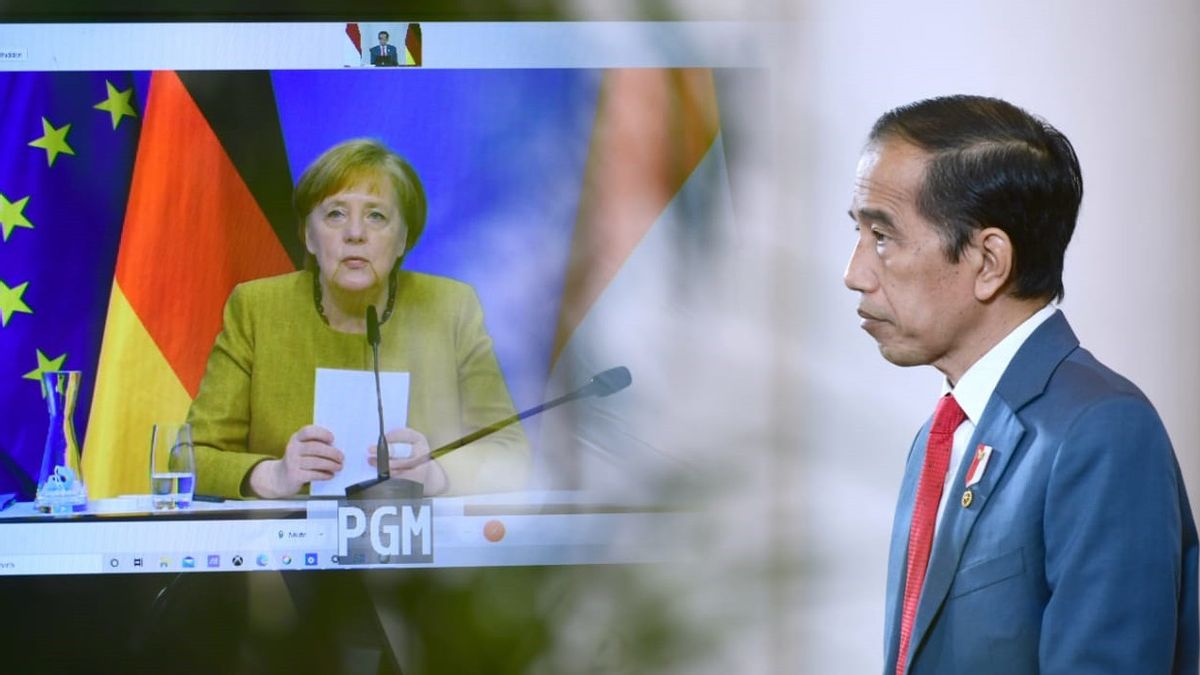 Meeting With Angela Merkel, President Jokowi Discusses Germany's Special Industrial Zone To Myanmar