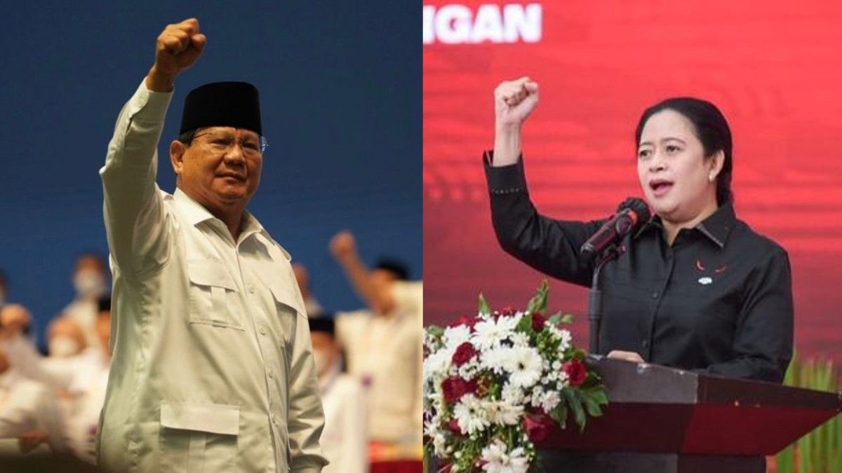 Prabowo-Puan被认为由Gerindra-PKB携带，如果PDIP停靠