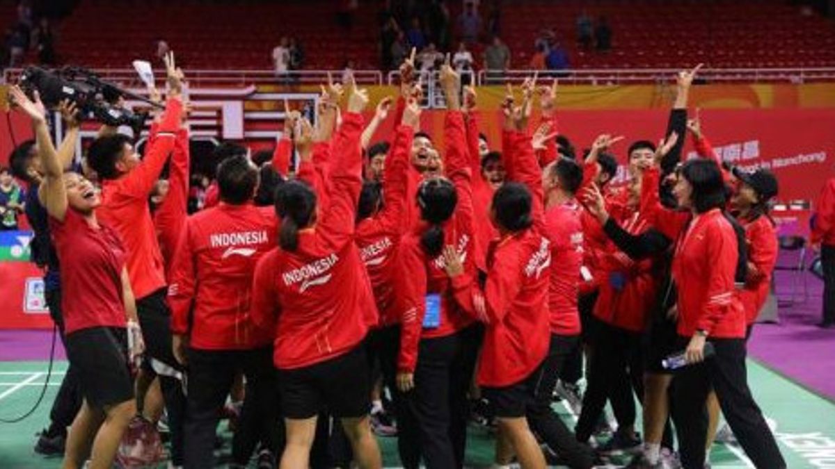 Le contingent de badminton junior indonésien remporte la Coupe du Sud-Est de 2024