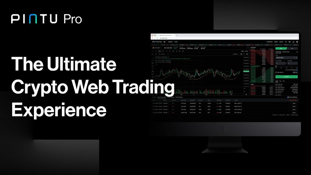 The Latest Pintu Pro Web Feature, Presents The Best Trading Experience For Users