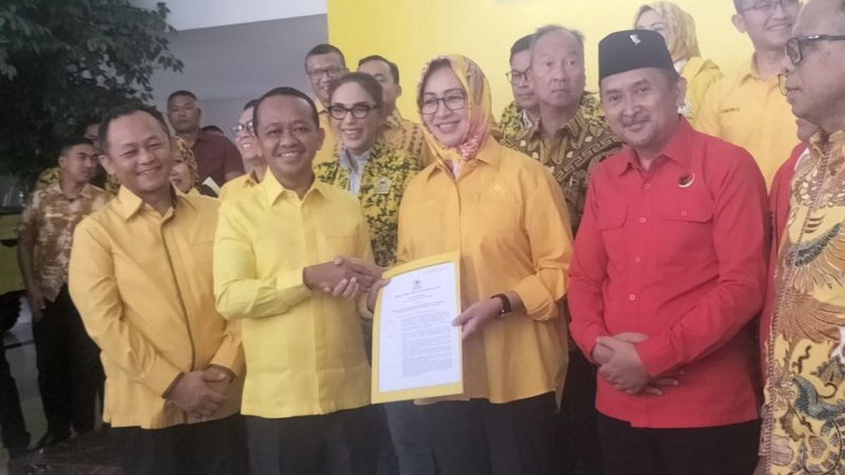 Golkar Usung Ade Sumardi Cawagub Banten, Bahlil:不要担心,我们不是要求更换衣服的色彩