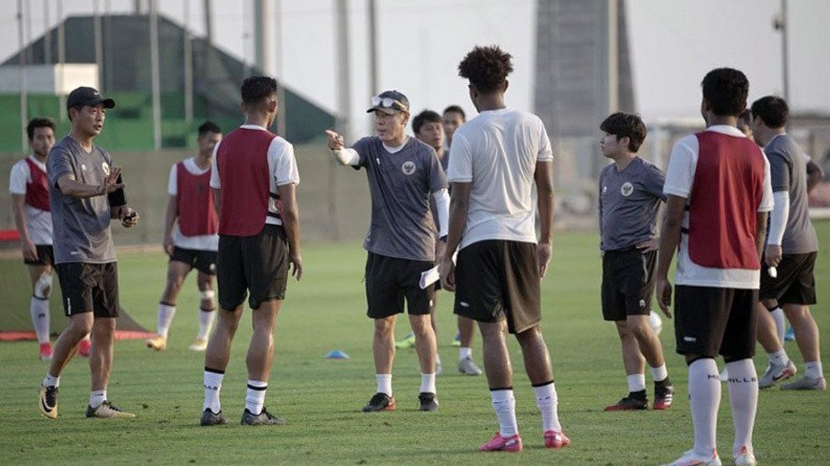The Indonesian National Team Is Ready To Fight Vietnam, Shin Tae-yong: The Players Are Confident