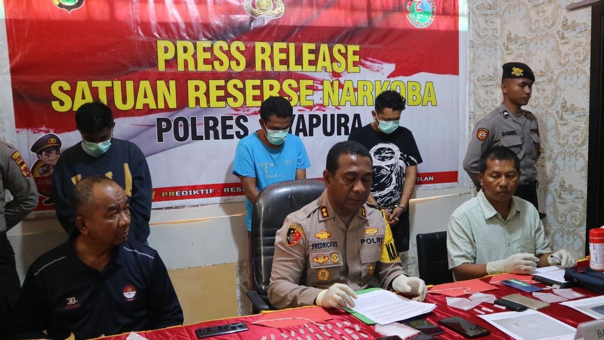 Condamner les détenus à Makassar, 3 trafiquants de méthamphétamine ont été arrêtés à Jayapura