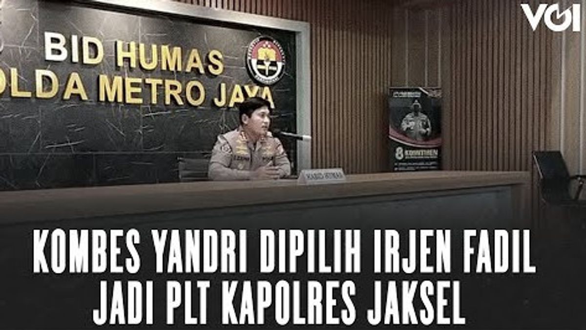 VIDEO: Budhi Removed, Metro Police Chief Appoints Kombes Yandri Irsan As Acting South Jakarta Police Chief