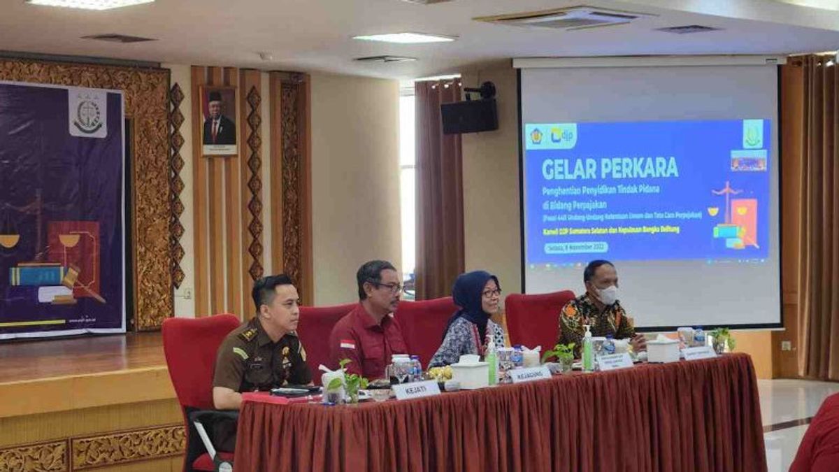 Aspal Entrepreneurs In South Sumatra Pay Tax Debt Vulnerable IDR 1.06 Billion