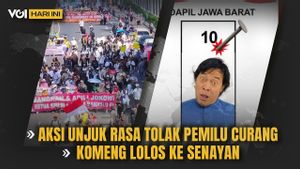 VIDEO VOI Hari Ini: Aksi Unjuk Rasa Tolak Pemilu Curang, Komeng Lolos ke Senayan