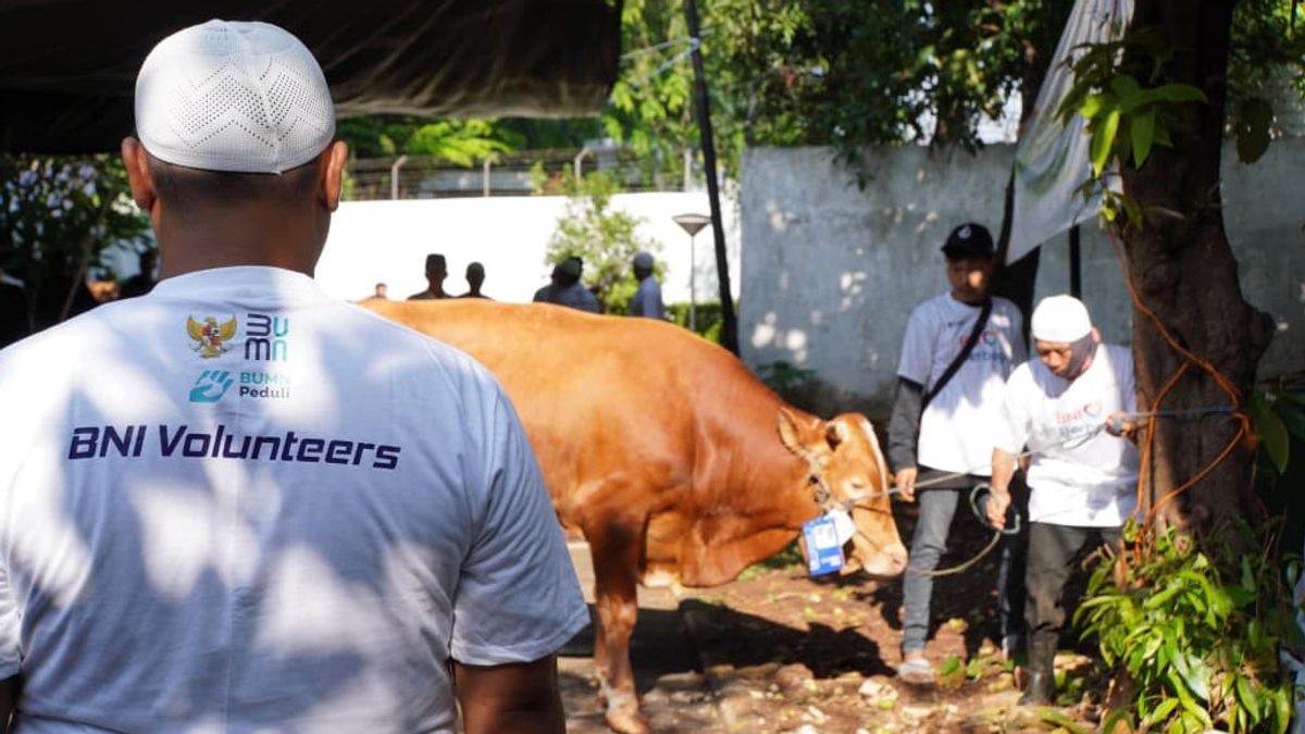 BNI distribue 1 200 animaux de sacrifice dans diverses régions d'Indonesian