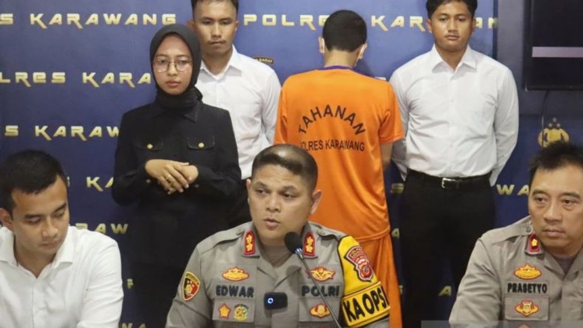 The Man Who Killed His Lover In Karawang Out Of Blind Jealousy Arrested By Police