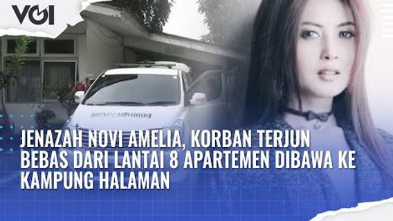 VIDEO: Jenazah Novi Amelia, Korban Terjun Bebas dari Lantai 8 Apartemen Dibawa ke Kampung Halaman