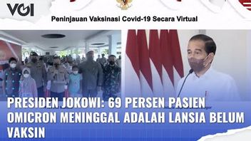 VIDEO: Death Of Omicron Reaches 69 Percent Of Elderly, President Jokowi Says
