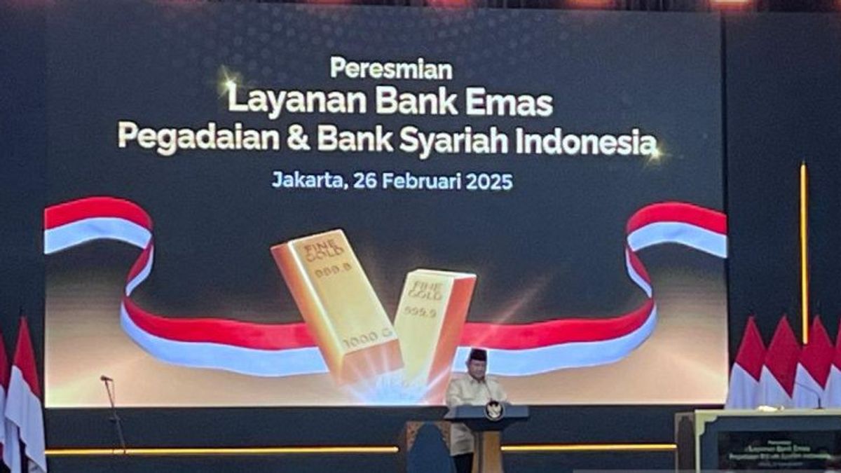 Prabowo Apresiasi Jokowi Persiapkan Pembentukan Bank Emas Sejak 4 Tahun Lalu