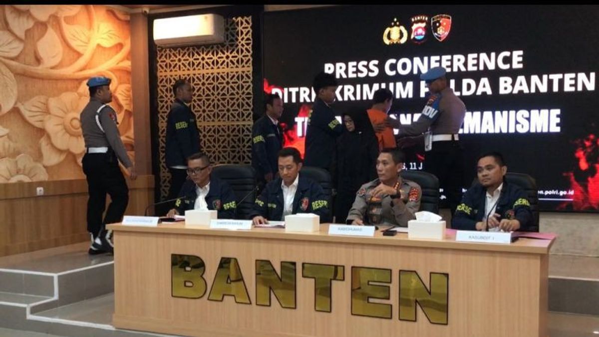Banten Police Arrêté le président de l’ONG d’inspection de la société dans un cadre de 400 millions de roupies