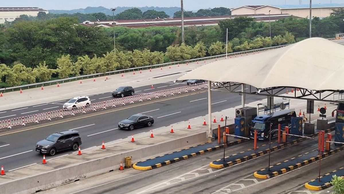 ジャカルタ-チカンペック有料道路の現在の対流エンジニアリングが開始され、KM 47 から KM 65 まで有効