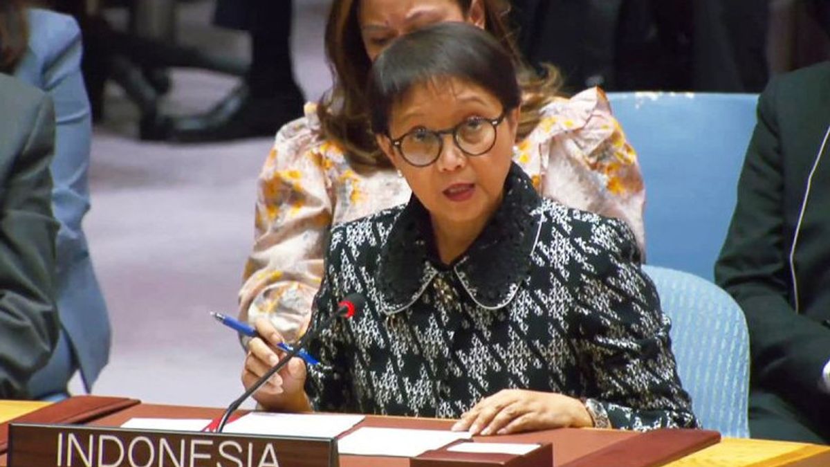 Foreign Minister Retno Walked Out When Israel Delivers Statement at the UN Security Council