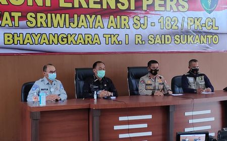 Terbaru, RS Polri Terima 155 Kantong Jenazah dari Lokasi Jatuhnya Sriwijaya Air SJ-182